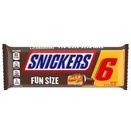 Батончики Snickers Milk Chocolate Fun Size Bars 6 шт. x 96 г