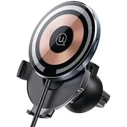 Автодержатель с беспроводной зарядкой Usams CD164 Transparent Magnetic Car Wireless Charger