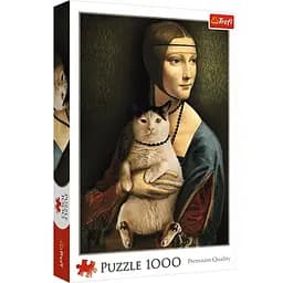 Пазл Trefl Дама с кошкой 1000 эл. (10663)