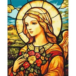 Картина за номерами на підрамнику Brushme Ангел любові та добра