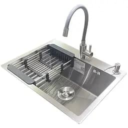 Комплект мийка + змішувач Romzha Arta U-550S (C)