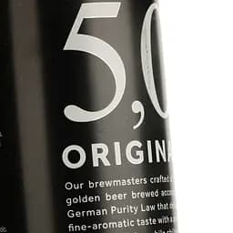 Пиво 5,0 Original Pils, світле, фільтроване, 5%, з/б, 0,5 л - мініатюра 4