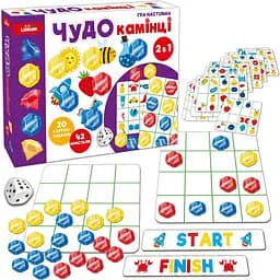Настільна гра "ЧУДО-камінці" Ludum ME5032-12 картки, кристали, кубик - мініатюра 2