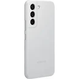 Оригінальний шкіряний чохол Leather Cover для Samsung Galaxy S22 Plus EF-VS906LJEGRU S906 Light Gray - мініатюра 6