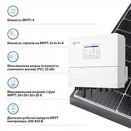 Сонячний інвертор Solis S6 20kW HV-Batteries (S6-EH3P20K-H) - мініатюра 3
