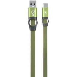 USB кабель Gelius Pro Flexible 2 GP-UC07m MicroUSB Pine Green