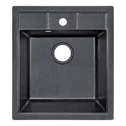 Кухонна мийка Lidz 460x515/200 BLM-14 (LIDZBLM14460515200), Чорний