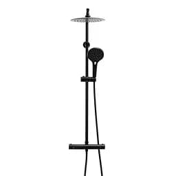 Душова система Yoka Bergen 25 Black з термостатом BP.BERGEN-THERM-25-BLK, Чорний матовий - мініатюра 3
