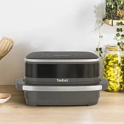 Tefal Мультипіч Tefal Easy Fry XL Surface, 2200Вт, чаша-4л, сенсорне керув., з віконцем, 10 програм, пластик, чорно-сірий - мініатюра 7