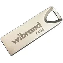 Флэш-накопитель Wibrand USB 2.0 Taipan 64Gb Серебристый