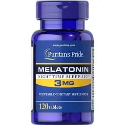 Аминокислота Puritan's Pride Melatonin 3 мг, 120 таблеток vit0003825