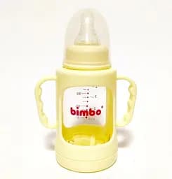 Бутылочка стеклянная 99396 Bimbo, 120мл, 1шт в коробке (6900067438416) Жёлтый