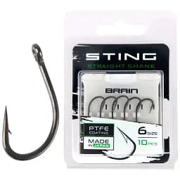 Крючок Brain Sting Straight Shank #6 (10 шт/уп)