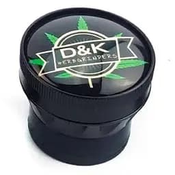 Гриндер для подрібнення тютюну D&K CANNABIS DK-5831-D4 Black 5 (15719)