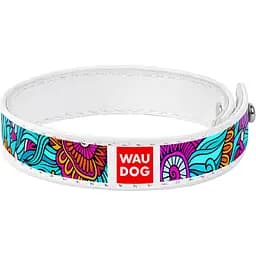 Браслет Waudog Design Лето, кожа, M, 21-23х1,5 см, белый