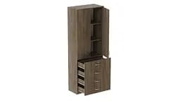 Шафа Анжело Ferrum-decor на 3 полиці з 2 дверима та 4 ящики 1900x700x380 ДСП Дуб Сонома Трюфель 16 мм (FRD-105029)