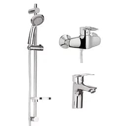 Набір змішувачів для душу Haiba Hansberg SET-2 HB0901 Хром