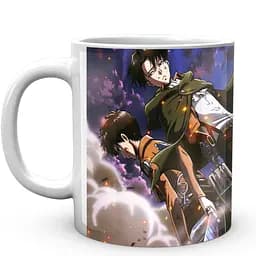 Кружка GeekLand Attack on Titan Атака Титанов Эрен Леви AOT 002.11 330 мл белая