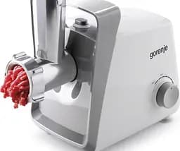 Gorenje М'ясорубка, 1600Вт, 2,2кг/хв, 2 грати, пластик, білий - мініатюра 7