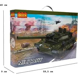 Конструктор COGO "Армия" (784 элм.) Танк