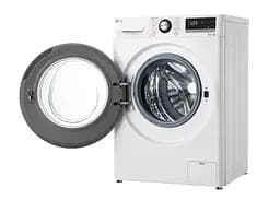Пральна машина LG фронтальна, 7кг, 1200, A+++, 48см, дисплей, пара, інвертор, білий (F2V3HS6WW) - мініатюра 4