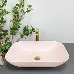 Умивальник VBI Avezzano pink matt накладний VBI-014405, Цветной