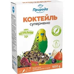 Корм Природа Коктейль Суперменю для папуг 500 г (PR740030)