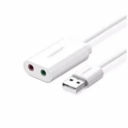 Звуковая плата Ugreen US205 white (30143)