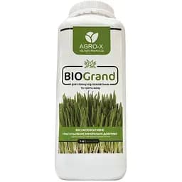 Гранульоване мінеральне добриво Agro-x BIOGrand БІОГранд для газону від пожовтіння та проти моху 1 кг (47934)