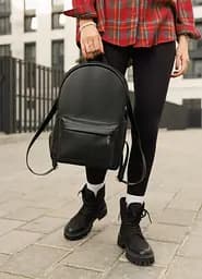 Жіночий рюкзак Sambag Brix Classic чорний 35 х 25 х 12 см (14511001) - мініатюра 3
