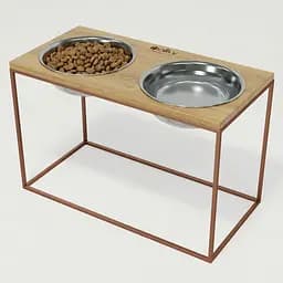 Hollky Base XXL40 — миски на підставці для дуже великих собак (2 × 2,8 л)