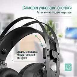 Гарнітура СolorWay Hyperblast RGB Black (CW-HPG05BK) - мініатюра 7