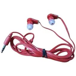 Навушники Lenovo червоні ваккумні плоскі