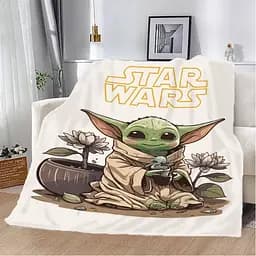 Плед 3D STAR WARS Малюк Йода 20222448_B 12256 135х160 см