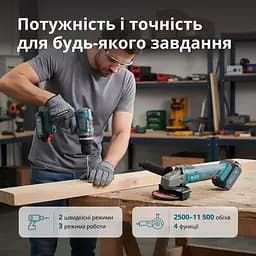 Набір акумуляторного електроінструменту 2-в-1 Könner&Söhnen (KS IDAGB20V SET 1) - мініатюра 4
