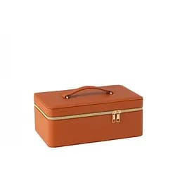Шкатулка для прикрас J-Line з еко-шкіри помаранчева (46551)