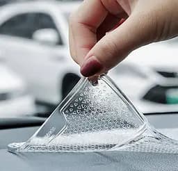 Килимок антиковзкий на торпеду Baseus Folding Bracket-Transparent SUWNT-02 Прозорий - мініатюра 3