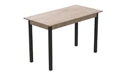 Стіл кухонний Ferrum-decor Маріо 75x120x60 Чорний ДСП Сан-Марино 16мм (FRD-105661)