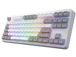 Клавиатура игровая механическая HATOR HTK-851UA White Wireless Rockfall 3 TKL Mecha orange, QMK/VIA - мініатюра 2