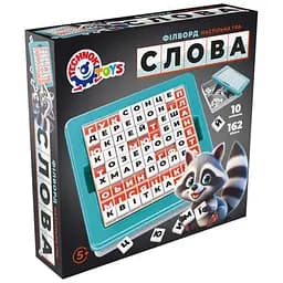 Детская развивающая игра ТехноК Филворд Слова 2963TXK 162 фишки 10 шаблонов