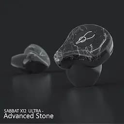 Бездротові Bluetooth навушники Sabbat X12 Ultra Advanced stone з підтримкою aptX чорно-сірі - мініатюра 6