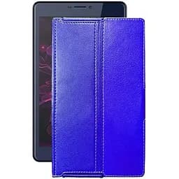 Чехол StatusCASE из экокожи для планшета Nomi Corsa 4 C070014 (Camera left) Синий