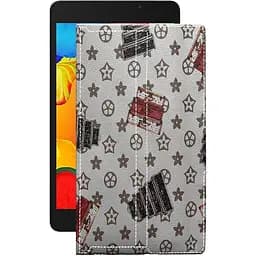 Чохол StatusCASE з екошкіри для планшету Alldocube iPlay 8T Луі-Вітон-білий