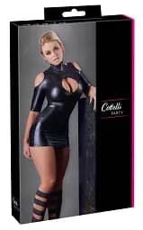 Міні-сукня Cottelli Party Cold Shoulder, L (чорний)