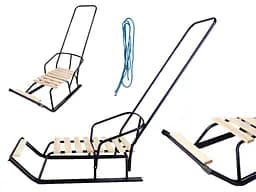 Санки дитячі з відкидною спинкою та підставкою для ніг, АРТ. 2.1 СИН