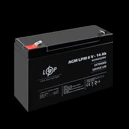 Акумулятор AGM LPM 6V - 14 Ah - мініатюра 4