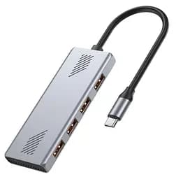 Хаб Gembird UHB-CM-U310-A4-01 на 4 порти USB 3.2