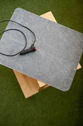 Автомобільний вентилятор-обігрівач Auto Heater Fan LJ-006 200 Вт, з килимком з підігрівом, 12V - мініатюра 4