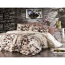 Комплект постільної білизни TAG Tekstil з компаньйоном Євро 000210374 (R-T9165)