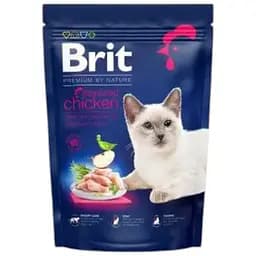 Сухой корм Brit Premium Cat by Nature Sterilised для стерилизованных кошек, с курицей, 800 г